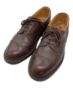 Tricker'sトリッカーズ）の古着「外羽根式セミブローグシューズ」｜ブラウン