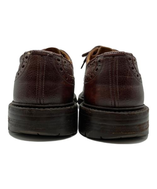 Tricker's（トリッカーズ）Tricker's (トリッカーズ) 外羽根式セミブローグシューズ ブラウン サイズ:7.5の古着・服飾アイテム