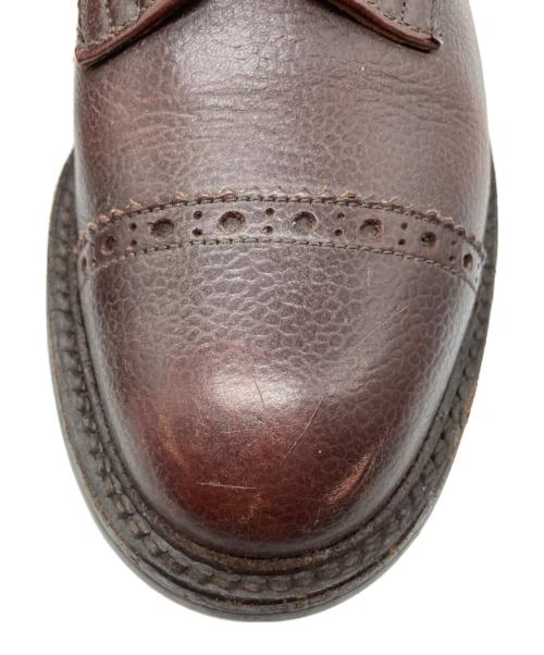 Tricker's（トリッカーズ）Tricker's (トリッカーズ) 外羽根式セミブローグシューズ ブラウン サイズ:7.5の古着・服飾アイテム