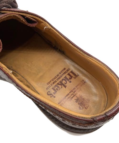 Tricker's（トリッカーズ）Tricker's (トリッカーズ) 外羽根式セミブローグシューズ ブラウン サイズ:7.5の古着・服飾アイテム