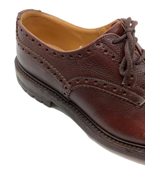 Tricker's（トリッカーズ）Tricker's (トリッカーズ) 外羽根式セミブローグシューズ ブラウン サイズ:7.5の古着・服飾アイテム