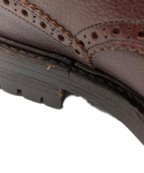 Tricker's（トリッカーズ）Tricker's (トリッカーズ) 外羽根式セミブローグシューズ ブラウン サイズ:7.5の古着・服飾アイテム