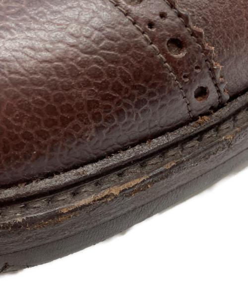 Tricker's（トリッカーズ）Tricker's (トリッカーズ) 外羽根式セミブローグシューズ ブラウン サイズ:7.5の古着・服飾アイテム
