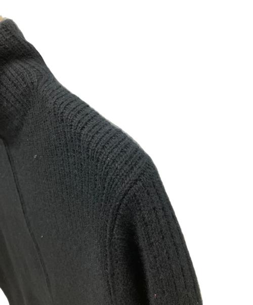 MALO（マーロ）MALO (マーロ) ダブルジッパーカシミヤドライバーズニット ブラック サイズ:54の古着・服飾アイテム