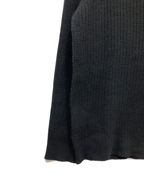 MALO（マーロ）MALO (マーロ) ダブルジッパーカシミヤドライバーズニット ブラック サイズ:54の古着・服飾アイテム