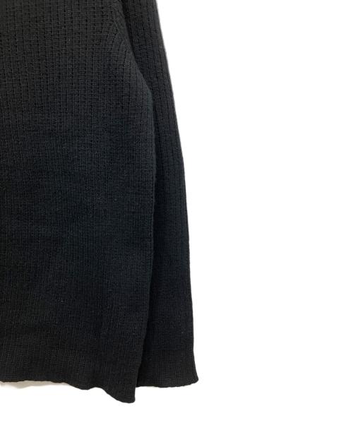 MALO（マーロ）MALO (マーロ) ダブルジッパーカシミヤドライバーズニット ブラック サイズ:54の古着・服飾アイテム