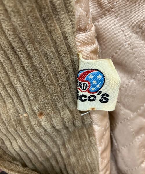 gico's（ジコス）gico's (ジコス) バルスタージャケット ブラウン サイズ:56の古着・服飾アイテム