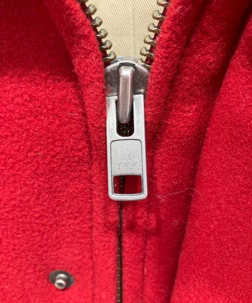 POLO RALPH LAUREN（ポロ・ラルフローレン）POLO RALPH LAUREN (ポロ・ラルフローレン) ウールナイロンハンティングコート レッド サイズ:XLの古着・服飾アイテム