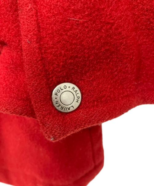 POLO RALPH LAUREN（ポロ・ラルフローレン）POLO RALPH LAUREN (ポロ・ラルフローレン) ウールナイロンハンティングコート レッド サイズ:XLの古着・服飾アイテム