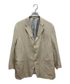 ARMANI COLLEZIONIアルマーニ コレツィオーニ）の古着「シルクリネン3Bジャケット」｜ベージュ