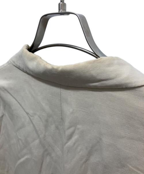 ARMANI COLLEZIONI（アルマーニ コレツィオーニ）ARMANI COLLEZIONI (アルマーニ コレツィオーニ) シルクリネン3Bジャケット ベージュ サイズ:56Ｒの古着・服飾アイテム