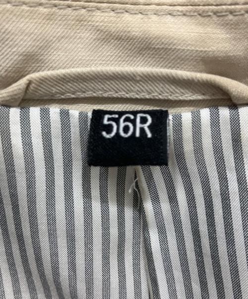 ARMANI COLLEZIONI（アルマーニ コレツィオーニ）ARMANI COLLEZIONI (アルマーニ コレツィオーニ) シルクリネン3Bジャケット ベージュ サイズ:56Ｒの古着・服飾アイテム