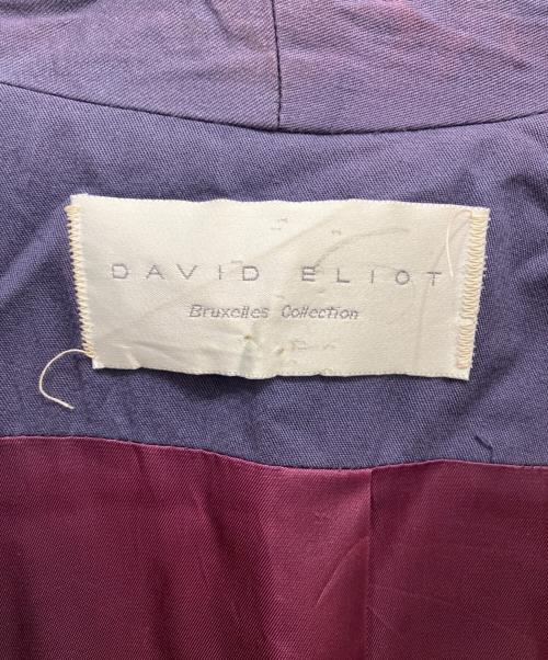DAVID ELIOT（デイビット・エリオット）DAVID ELIOT (デイビット・エリオット) ショールカラージップジャケット ネイビー サイズ:不明の古着・服飾アイテム