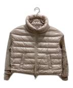 HERNOヘルノ）の古着「Nylon Ultra Light Knit Quilted Down Blouson」｜アイボリー