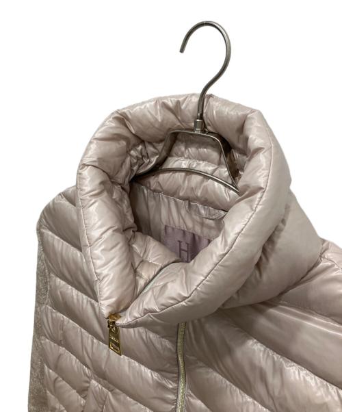 HERNO（ヘルノ）HERNO (ヘルノ) Nylon Ultra Light Knit Quilted Down Blouson アイボリー サイズ:38の古着・服飾アイテム