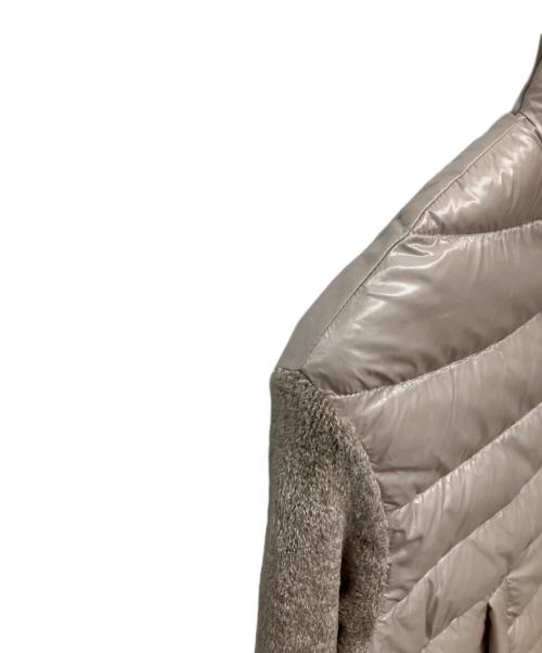 HERNO（ヘルノ）HERNO (ヘルノ) Nylon Ultra Light Knit Quilted Down Blouson アイボリー サイズ:38の古着・服飾アイテム