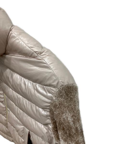 HERNO（ヘルノ）HERNO (ヘルノ) Nylon Ultra Light Knit Quilted Down Blouson アイボリー サイズ:38の古着・服飾アイテム