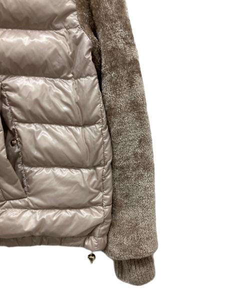 HERNO（ヘルノ）HERNO (ヘルノ) Nylon Ultra Light Knit Quilted Down Blouson アイボリー サイズ:38の古着・服飾アイテム