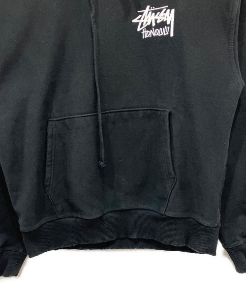 stussy（ステューシー）stussy (ステューシー) HONOLULU hoodie ブラック サイズ:Mの古着・服飾アイテム