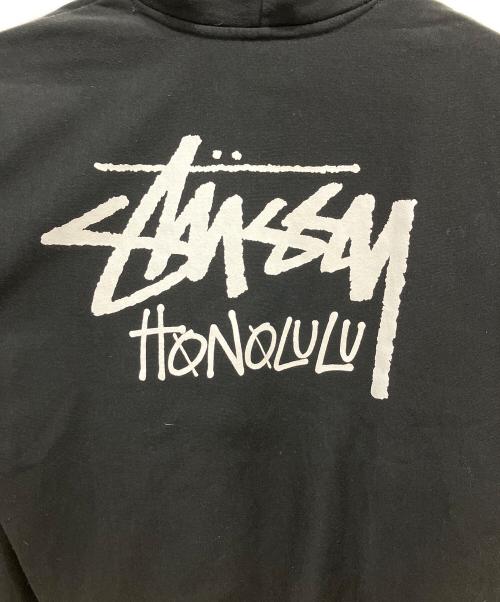 stussy（ステューシー）stussy (ステューシー) HONOLULU hoodie ブラック サイズ:Mの古着・服飾アイテム