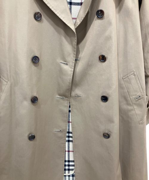 BURBERRY（バーバリー）BURBERRY (バーバリー) 裏ノヴァチェックライナー付トレンチコート ベージュ サイズ:36の古着・服飾アイテム