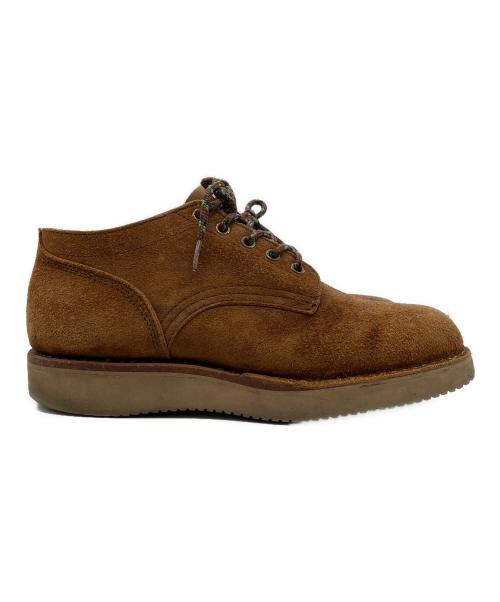 HATHORN（ハソーン）HATHORN (ハソーン) Oxford Suede Leather Brown ブラウン サイズ:us8の古着・服飾アイテム
