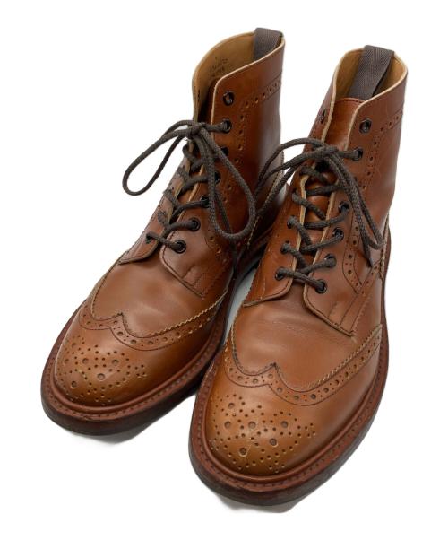 Tricker's（トリッカーズ）Tricker's (トリッカーズ) MALTON カントリーブーツ ブラウン サイズ:8 1/2の古着・服飾アイテム