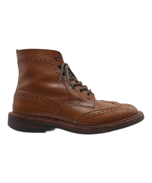 Tricker's（トリッカーズ）Tricker's (トリッカーズ) MALTON カントリーブーツ ブラウン サイズ:8 1/2の古着・服飾アイテム