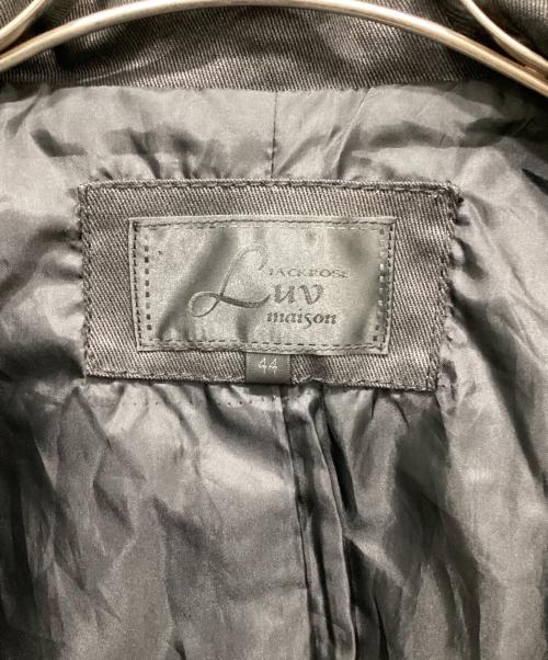 Luv Maison（ラブメゾン）Luv Maison (ラブメゾン) コーティングデニムジャケット ブラック サイズ:44の古着・服飾アイテム