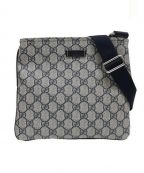 GUCCIグッチ）の古着「ショルダーバッグ」｜ホワイト×ネイビー