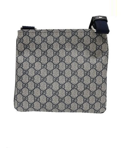 GUCCI（グッチ）GUCCI (グッチ) ショルダーバッグ ホワイト×ネイビー サイズ:F 未使用品 201538 204046の古着・服飾アイテム