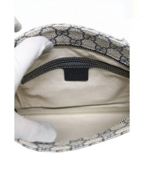 GUCCI（グッチ）GUCCI (グッチ) ショルダーバッグ ホワイト×ネイビー サイズ:F 未使用品 201538 204046の古着・服飾アイテム