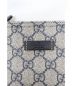 中古・古着 GUCCI (グッチ) ショルダーバッグ ホワイト×ネイビー サイズ:F 未使用品 201538 204046：39800円