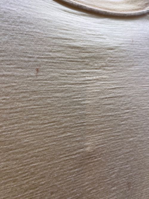 山と道（ヤマトミチ）山と道 (ヤマトミチ) トレッキングウェア(Tシャツ) イエロー サイズ:Mの古着・服飾アイテム