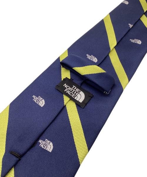 THE NORTH FACE（ザ ノース フェイス）THE NORTH FACE (ザ ノース フェイス) レジメンタルタイ ネイビー×イエロー サイズ:なしの古着・服飾アイテム