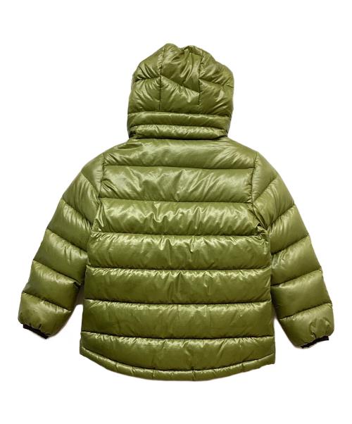 Patagonia（パタゴニア）Patagonia (パタゴニア) ボーイズハイロフトダウンセーターフーディ 黄緑 サイズ:SIZE XSの古着・服飾アイテム