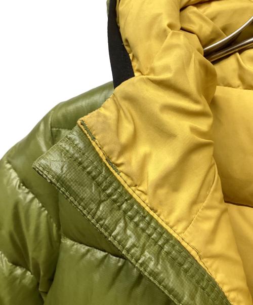 Patagonia（パタゴニア）Patagonia (パタゴニア) ボーイズハイロフトダウンセーターフーディ 黄緑 サイズ:SIZE XSの古着・服飾アイテム