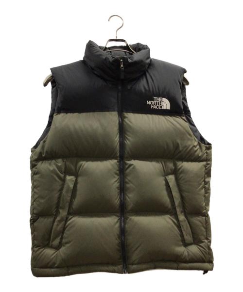 THE NORTH FACE（ザ ノース フェイス）THE NORTH FACE (ザ ノース フェイス) ヌプシベスト オリーブ サイズ:Lの古着・服飾アイテム
