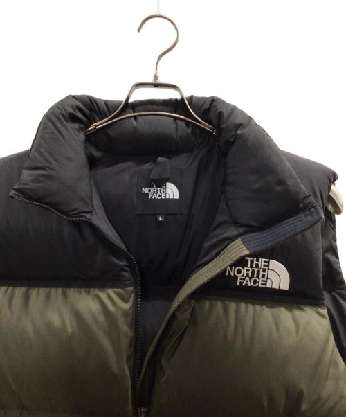 THE NORTH FACE（ザ ノース フェイス）THE NORTH FACE (ザ ノース フェイス) ヌプシベスト オリーブ サイズ:Lの古着・服飾アイテム