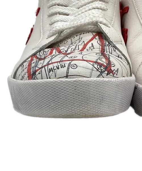 Sangacio（サンガッチョ）Sangacio (サンガッチョ) にゅSG『Basquiat』 ホワイトｘレッド サイズ:US7.5の古着・服飾アイテム