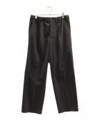GOLDWINゴールドウイン）の古着「One Tuck Straight Pants」｜ブラック