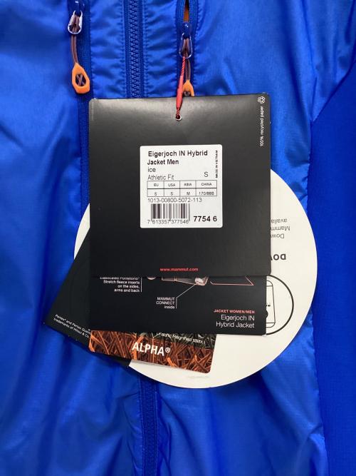 MAMMUT（マムート）MAMMUT (マムート) アイガーヨッホ IN ハイブリッド ジャケット ブルー サイズ:Asia M 未使用品の古着・服飾アイテム