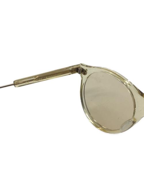 NATAL DESIGN（ネイタルデザイン）NATAL DESIGN (ネイタルデザイン) BURROUGHS フレームカラー（イエロー）の古着・服飾アイテム