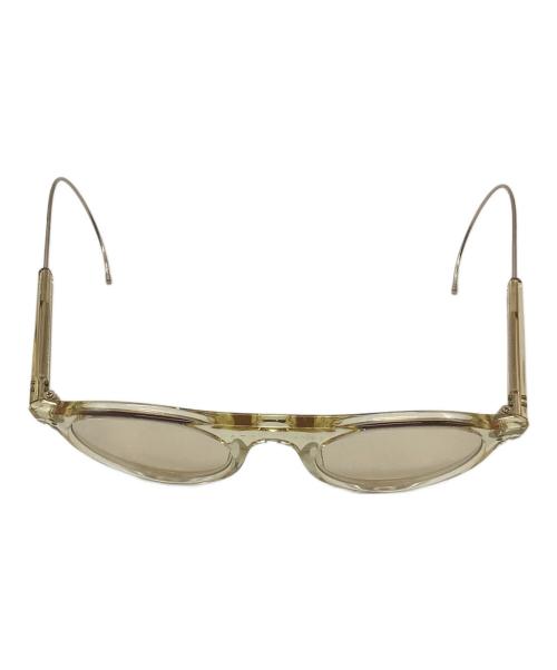 NATAL DESIGN（ネイタルデザイン）NATAL DESIGN (ネイタルデザイン) BURROUGHS フレームカラー（イエロー）の古着・服飾アイテム