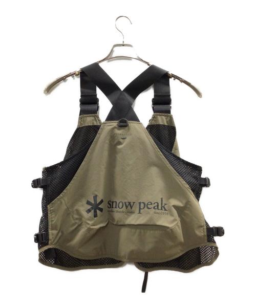 Snow peak（スノーピーク）Snow peak (スノーピーク) Toned Trout Toned Trout Camp Vest カーキ サイズ:1の古着・服飾アイテム