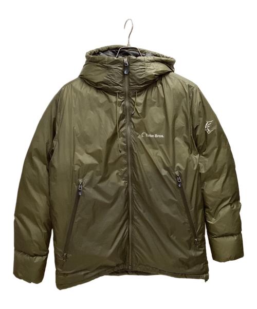 Teton Bros（ティートンブロス）Teton Bros (ティートンブロス) ハイブリッドダウンフーディ オリーブ サイズ:JP Lの古着・服飾アイテム