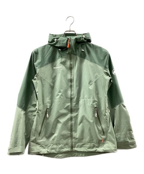 MAMMUT（マムート）MAMMUT (マムート) コンヴェイ ツアー ハードシェル フーデット ジャケット グリーン サイズ:Mの古着・服飾アイテム
