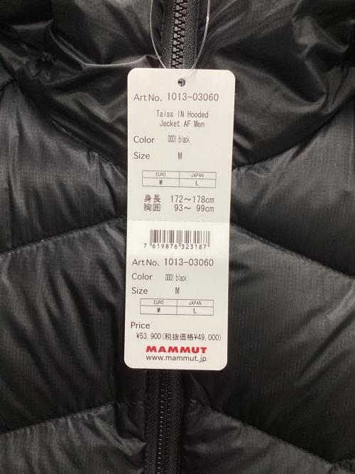 MAMMUT（マムート）MAMMUT (マムート) Taiss IN Hooded Jacket AF ブラック サイズ:Lの古着・服飾アイテム