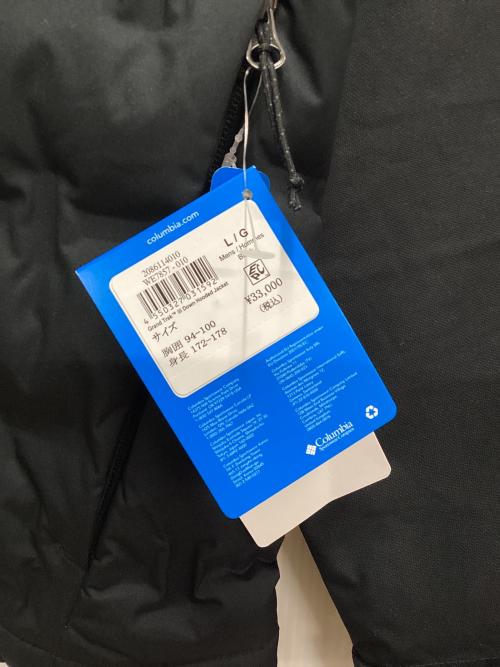 Columbia（コロンビア）Columbia (コロンビア) グランドトレックIIIダウンフーデッドジャケット ブラック サイズ:L 未使用品の古着・服飾アイテム