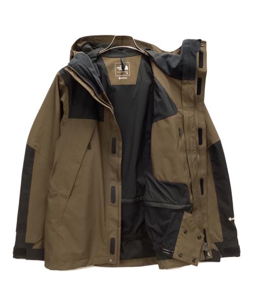 THE NORTH FACE（ザ ノース フェイス）THE NORTH FACE (ザ ノース フェイス) マウンテンジャケット ブラウン×ブラック サイズ:Mの古着・服飾アイテム
